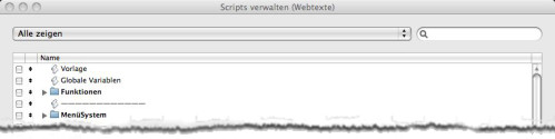FileMaker Script Verwaltung